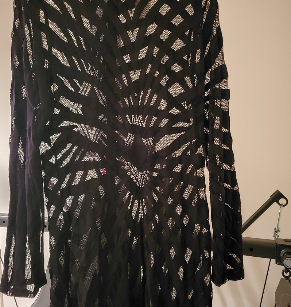 Mesh Bodycon plus size dress